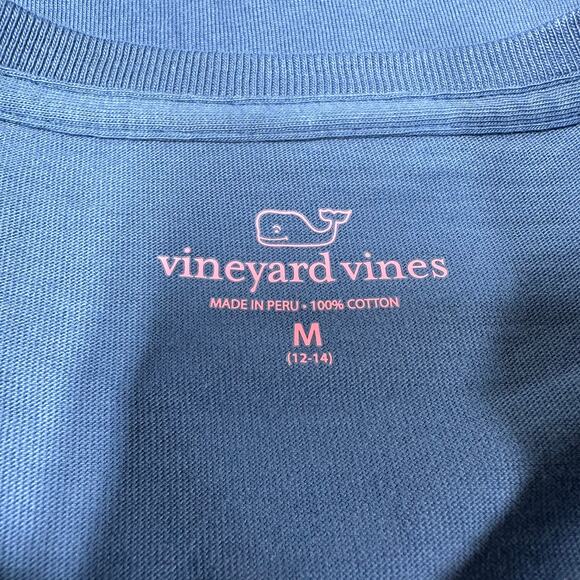 Vineyard Vines Girls Size Medium (12-14) Cancer Awareness Long Sleeve Tee NWT - Picture 3 of 9